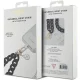 Guess Large Chain Acrylic 4G Charm universāla telefona siksniņa, melna