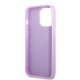 Guess Saffiano 4G Small Metal Logo Case for iPhone 13 Pro Max, Purple