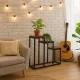 Подставка для цветов ModernHome, 3 полки, стиль лофт