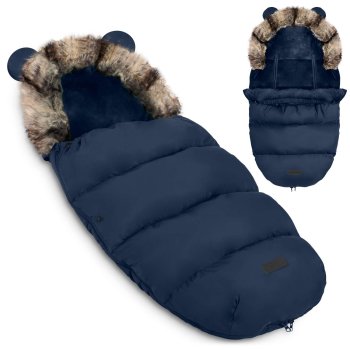 Sleeping Bag for Stroller or Sled Elmi Ricokids - Navy Blue