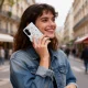 Чехол-книжка Tech-Protect Wallet для Samsung Galaxy A26 5G / A17 4G / 5G, Daisies with Leaves