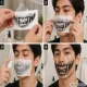 Halloween Temporary Tattoo, Realistic Teeth, 12x5 cm