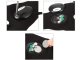 Work Gloves for Two Fingers with LED Light and Flashlights, 2 pcs.