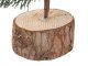 Christmas Table Decoration Tree on Wooden Base, 30 cm