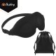 Ruhhy 3D Sleep Mask with Memory Foam, Black