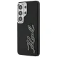 Karl Lagerfeld Grained Signature vāciņš Samsung Galaxy S26 Ultra, melns