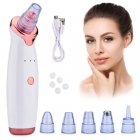 Electric Blackhead Remover Vacuum for Face Rechargeable Microdermabrasion Device