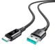 Joyroom S-A60 StarTalk USB-A uz USB-C kabelis 3A 1.2m, melns