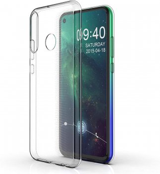 Huawei P40 Lite E Ultraslim TPU Case Cover, Transparent | Caurspīdīgs silikona vāciņš