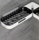 Sienas Plaukts Vannas Istabai un Virtuvei, Melns | Bathroom Shelf For Shower