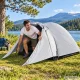 3-Person Tourist Camping Tent with Vestibule and Carry Bag