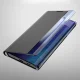 Atverams vāciņš Samsung Galaxy A03s ar statīva funkciju un magnētisku vāku, rozā