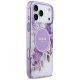Guess IML Flower & Tonal Circle MagSafe maciņš iPhone 17 Pro Max – violets | Phone Case Cover