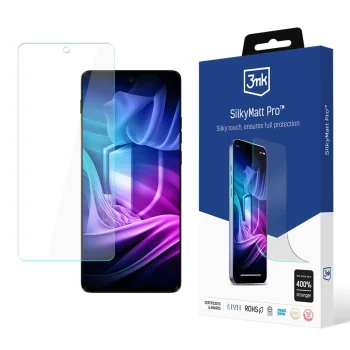 Motorola Edge 2024 3MK Silky Matt Pro Hydrid Flexible Protecion Glass | Lokāms Ekrāna Aizsargstikls