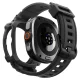 Spigen Rugged Armor Pro siksniņa ar vāciņu Samsung Galaxy Watch Ultra 2 47mm, melna