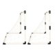 Kids Football Goal Set (2 pcs) with Balls and Pump, 95x48x70 cm