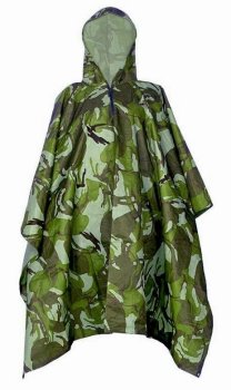 Daudzfunkcionāls 3in1 lietus pončo telts pārvalks