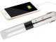 Bezvadu keramiskais matu taisnotājs 2in1 ar LCD un Power Bank funkciju, balts