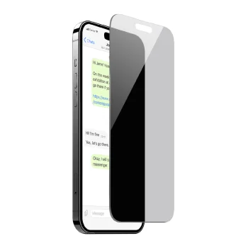 Puro Privacy privātuma aizsargstikls iPhone 16 un iPhone 15, 9H