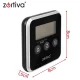 Virtuves termometrs ar zondi Zortiva, LCD ekrāns, taimeris, -20 līdz 250°C