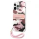 Чехол Guess Camo Strap для iPhone 13 / 13 Pro, Розовый