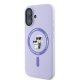 Чехол Karl Lagerfeld Silicone KC Heads MagSafe для iPhone 16 Plus фиолетовый