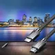 Ugreen HDMI 2.1 kabelis 8K 60Hz / 4K 120Hz 48Gbps 2m, pelēks (HD135)