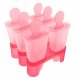 Ice Cream Mold Set with Sticks, 6 pcs, Multicolor, Plastic