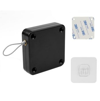 Компактный дверной доводчик для межкомнатных дверей, черный