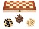 Набор для игры в шахматы, шашки и нарды, 3в1 | Chess Checkers and Backgammon Game Set