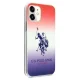 U.S. Polo Assn. iPhone 12 mini vāciņš Gradient Pattern, sarkans/zils