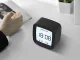 Цифровой будильник с термометром и гигрометром LCD, черный