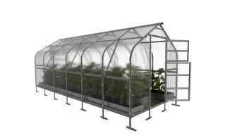 Siltumnīca KLASIKA DROP 2.5x6 m ar 4 mm polikarbonātu