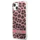 Apple iPhone 13 mini 5.4\'\' Guess Leopard Case Cover (GUHCP13SHSLEOP), Pink | Чехол Кейс Бампер...