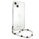 Guess Pearl caurspīdīgs vāciņš priekš iPhone 13 6.1\", White Pearl
