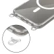 Чехол Tech-Protect Flexair Chain MagSafe для iPhone 16 с 2 ремешками, прозрачный