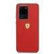 Чехол Ferrari для Samsung Galaxy S20 Ultra Silicone, красный