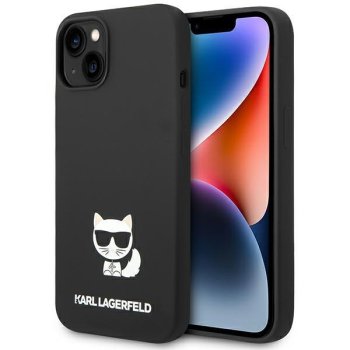 Karl Lagerfeld Silicone Choupette Body Case for iPhone 14 Plus, Black