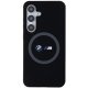 BMW M Silikona apdrukāts MagSafe gredzena futrālis Samsung Galaxy S24 - melns | Silicone Printed Ring case for black