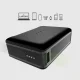 Sbs 20000mAh 65W PD AFC ārējais akumulators klēpjdatoriem un viedtālruņiem, melns