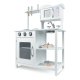 Ricokids 7835 Wooden Play Kitchen for Kids with Accessories, White