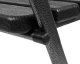 Folding Garden Chairs Indoor Outdoor Terrace Camping Balcony Patio Furniture - 2 pcs., Black