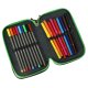 Trīs Kārtu Penālis Ar Piederumiem ST.RIGH - Pixel Cubes | School Pencil Case