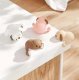 Silicone Corner Protectors for Baby Proofing, Dog Shape, 4 Pack, Brown