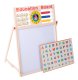 Детская Развивающая Двустороняя Магнитная Доска 42x32,5 см | Kids...