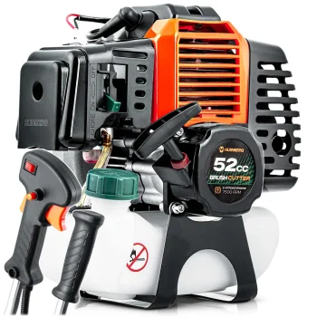 Benzīna trimera dzinējs ar rokturi Humberg HM-615, 52 cm³, 7500 apgr./min