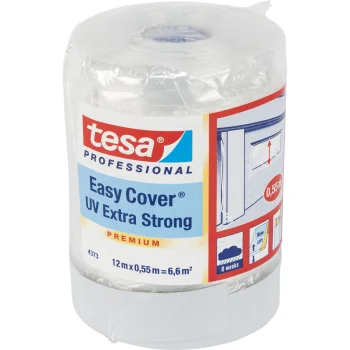 Aizsargplēve ar līmlenti Tesa 4373 Easy Cover, 12 m x 55 cm, caurspīdīga