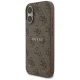 Чехол Guess 4G Ring Classic Logo MagSafe для iPhone 17 - Коричневый