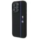 BMW iPhone 16 Pro Case Silicone Hexagon Blue Line MagSafe, Black