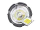 Spēcīgs LED lukturis ar statīvu, CREE XHP50, COB, powerbank, melns